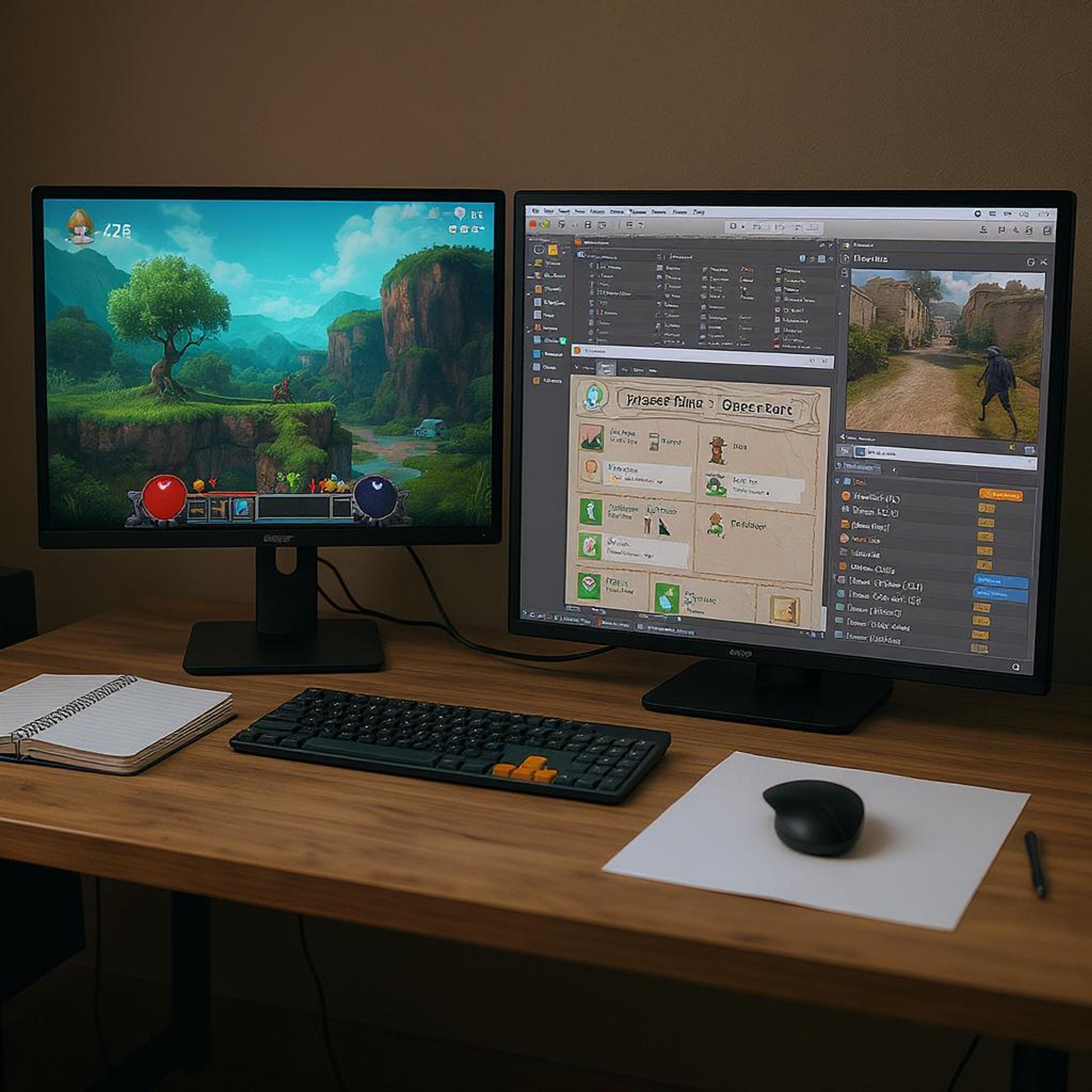 The background image for Indie Game Development